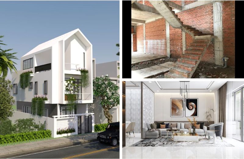 Xây dựng nhà phố hiện đại